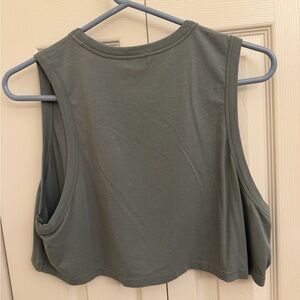 SKIMS Olive Crop Tank Top